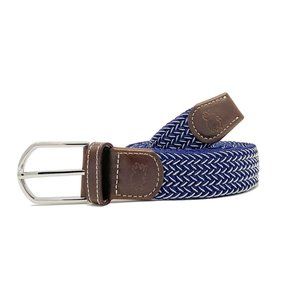Roostas Ponte Vedra Woven Stretch Belt in Navy Blue